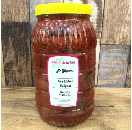 Acı Biber Salçası 3 Kg