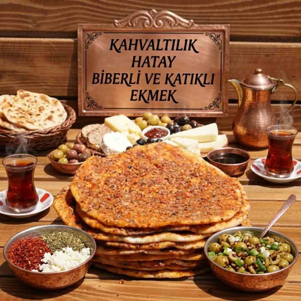 Kahvaltılık Hatay Biberli Ve Katıklı Ekmek