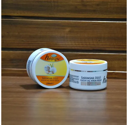 Habipoğlu Sarımsak Özlü Yoğun Saç Bakım Kremi