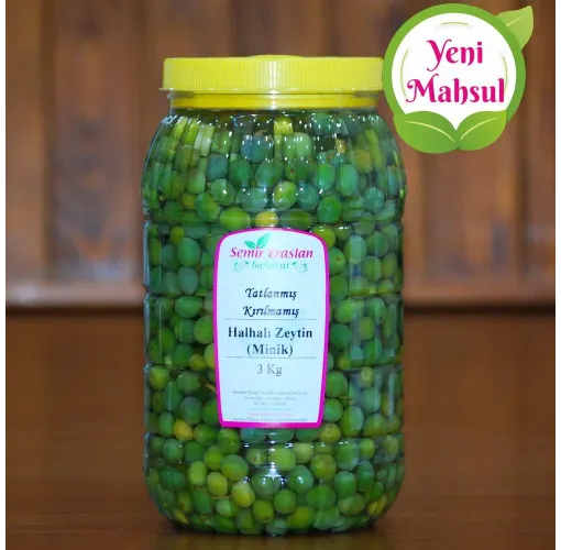 Halhalı Zeytin ( Tatlanmış-Kırılmamış ) Minik 2 Kg
