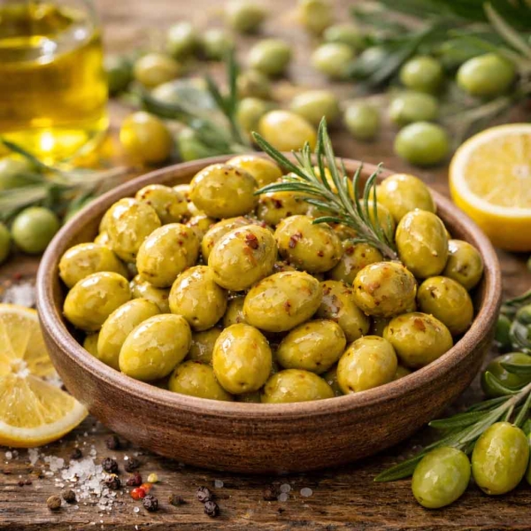 Bol Yağlı Lezzetli Halhalı Zeytin