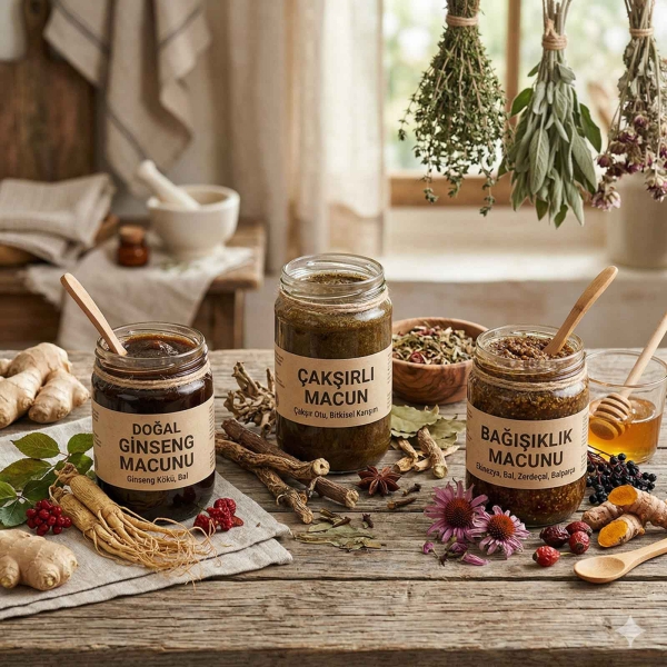 Bitkisel Macun Çeşitleri – Doğal Ginseng, Çakşırlı ve Bağışıklık Macunları Online