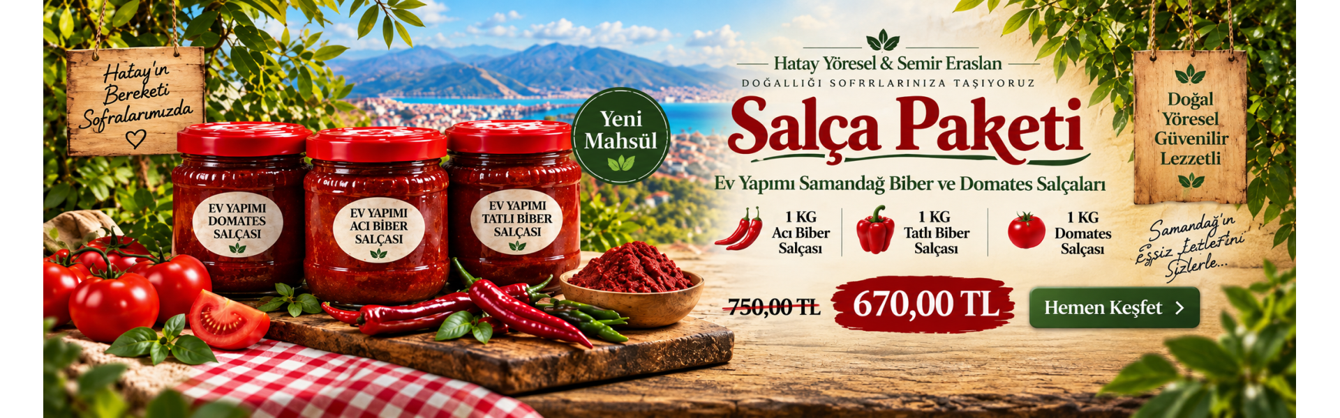 Salça Paketi 1'lik