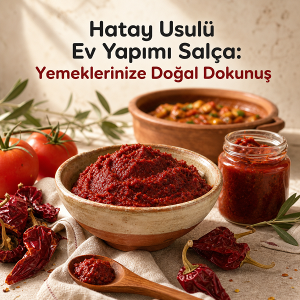 Hatay Usulü Ev Yapımı Salça: Yemeklerinize Doğal Dokunuş