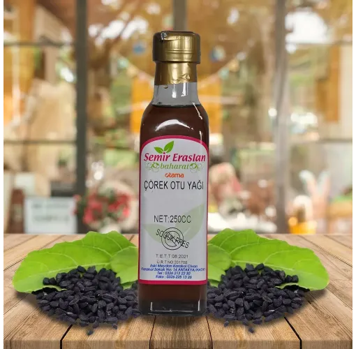 Semir Eraslan Çörekotu Yağı (Soğuk Sıkım) 250 Ml