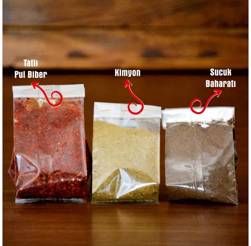 Sucuk Baharatı-Kimyon-Pul Biber 300 Gr